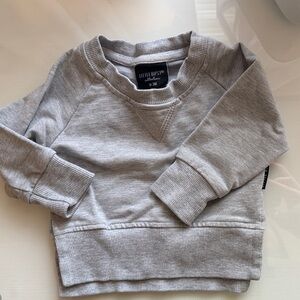 Little Bipsy Grey Baby Sweatshirt